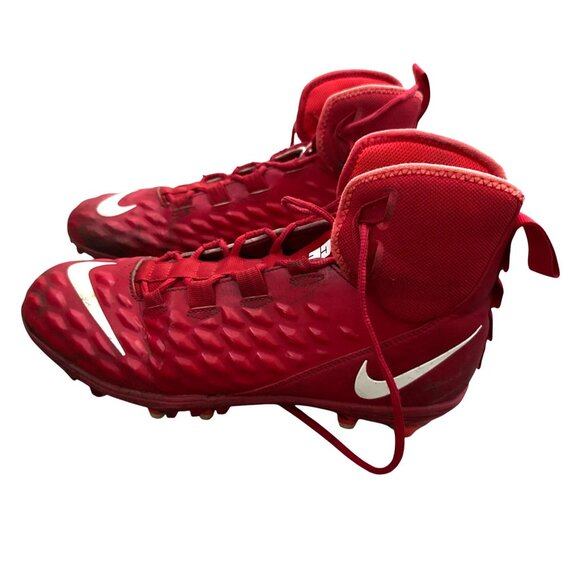 Nike Force Savage Elite 2 Red Football Cleats Men’s Size 11.5 High-Top Lightweig - Picture 4 of 9